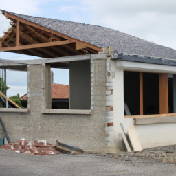 Extension de maison avec chambre d'amis Lens